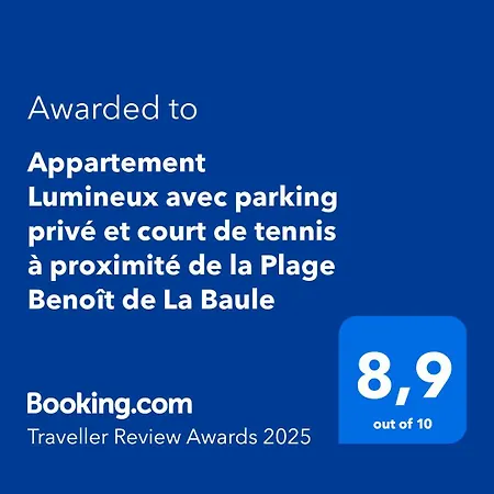 L'elegance A La Bauloise Entre Benoit Et Port Du Pouliguen - Court De Tennis Et Parking *